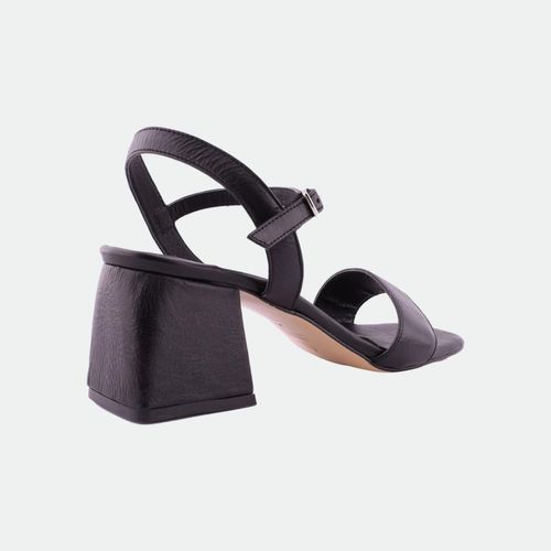 Sandalia mujer con taco medio GREEN AND BLACK - ALICANTE NEGRO