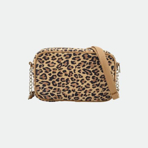 Bandolera Tokyo Con Tira Cadena - ANIMAL PRINT