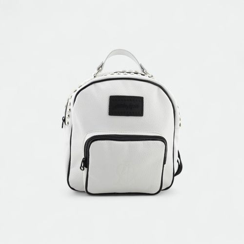 Mochila madrid de cuero ANTONIA AGOSTI - OFF WHITE