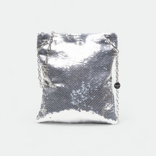 Bandolera lentejuelas artemia XL EXTRA LARGE - PLATEADO