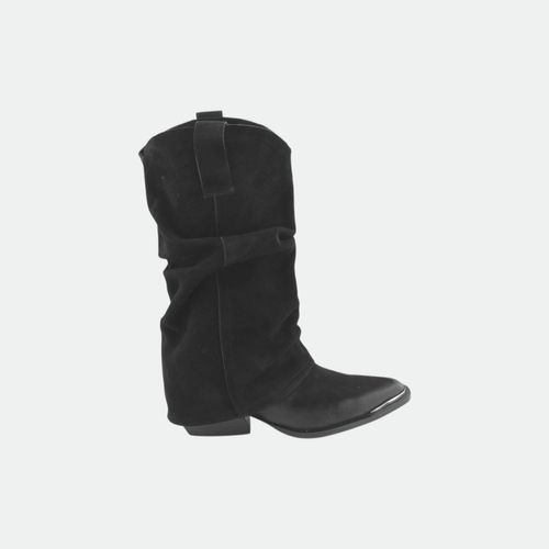 Bota Polaina con taco mujer TOKYO - NEGRO GZA