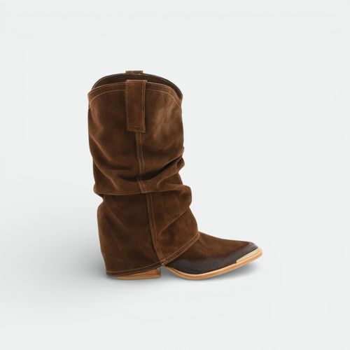 Bota Polaina con taco mujer TOKYO - CHOCOLATE GZA