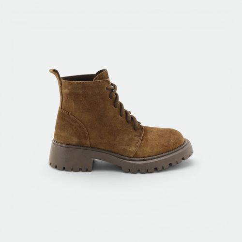 Borcego con cordones urbano mujer TOKYO - CHOCOLATE GZA