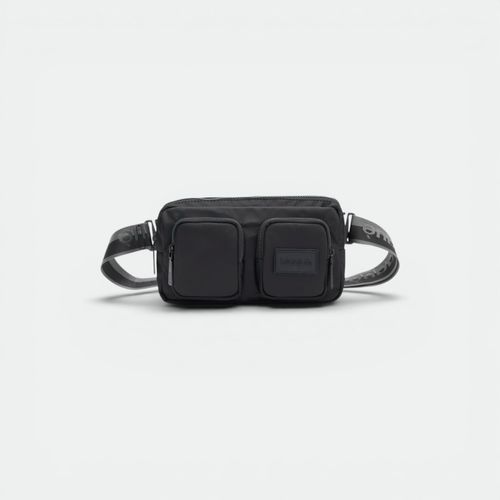 Mochila Bandolera plegable Dagne mujer BLAQUE - NEGRO
