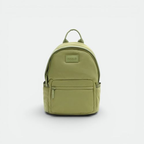 Mochila Dagne con cierre mujer BLAQUE - VERDE