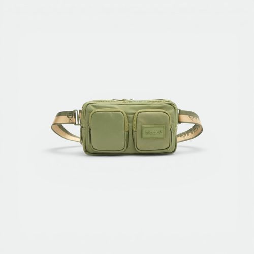 Mochila Bandolera plegable Dagne mujer BLAQUE - VERDE
