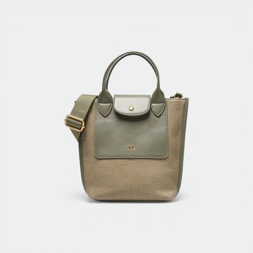 Cartera Lawrence con manijas mujer XL - VERDE