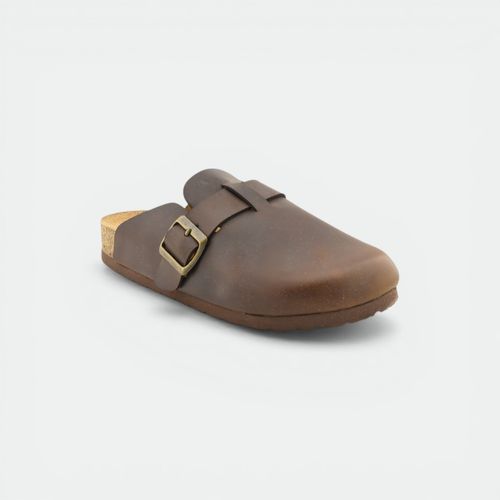 Zueco Moose urbano mujer VIA PRAGA - CHOCOLATE
