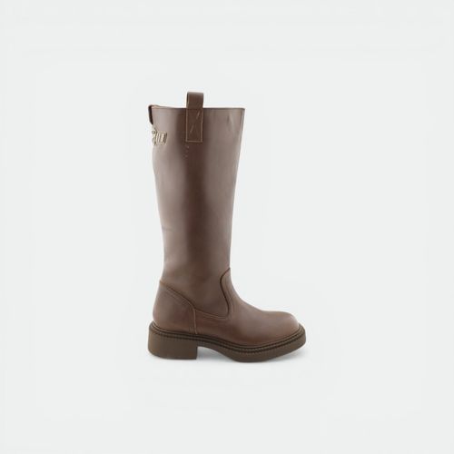Bota caña alta mujer URBAN COW - CHOCOLATE
