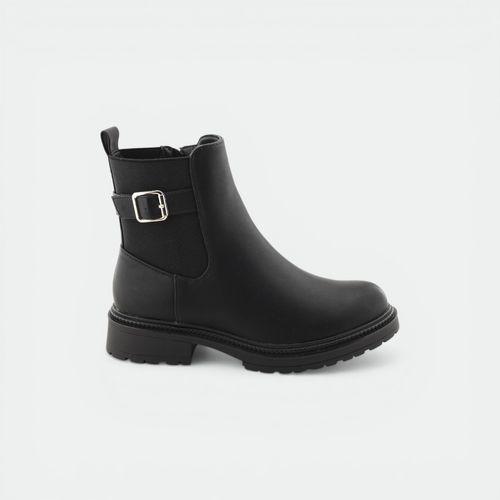 Bota con hebilla urbano mujer TOKYO ST. - NEGRO