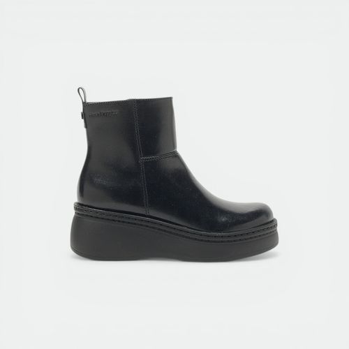 Bota Kenoi caña media mujer HUSH PUPPIES - NEGRO