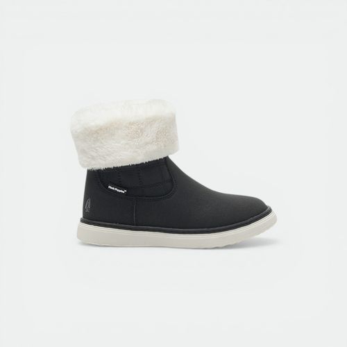 Bota Ana con piel urbano niños HUSH PUPPIES - NEGRO