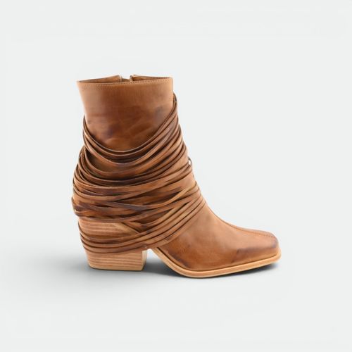 Bota con tiras y taco mujer TOKYO ST. - SUELA
