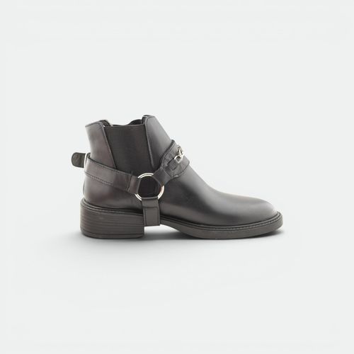 Bota con cadena urbano mujer TOKYO - NEGRO