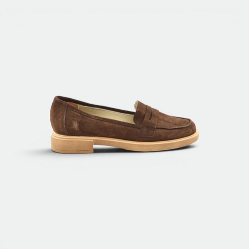 Zapato Mocasin taco bajo mujer TOKYO - CHOCOLATE GZA