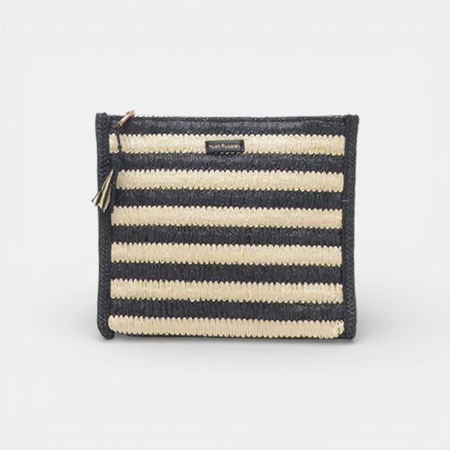 Cartera Livorno Ray de rafia mujer HUSH PUPPIES - NEGRO VISON