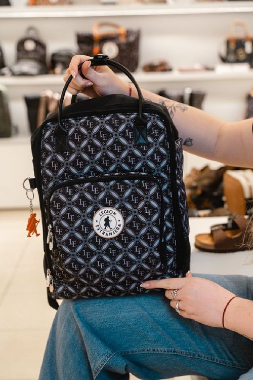 Mochila Atlantyc Legion Extranjera - NEGRO GRIS DAMERO