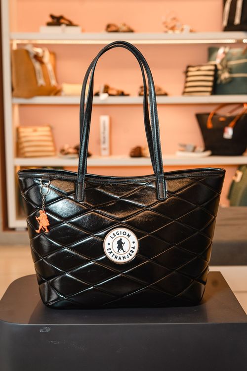Bolso Tote Maxima Queen LEGION EXTRANJERA - NEGRO