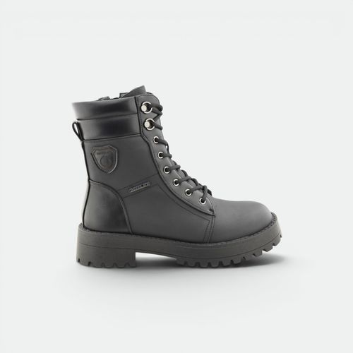 Borcego alto urbano mujer CHOCOLATE - NEGRO