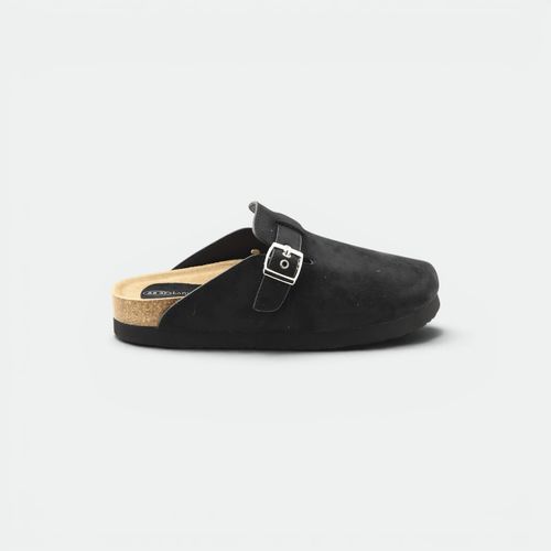 Zueco Birk Con Hebilla Mujer LADY STORK - NEGRO