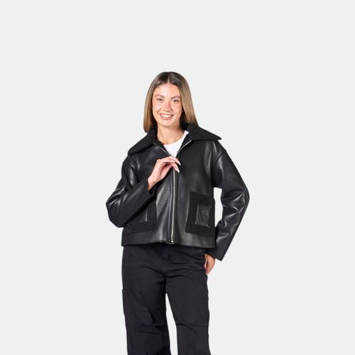 Campera New York Mujer XL - NEGRO