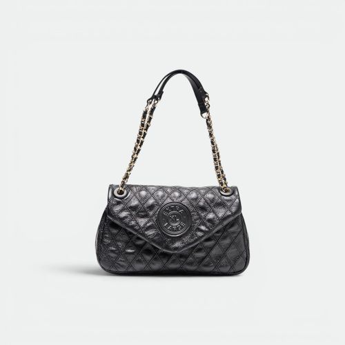 Cartera Lourdes Con Cadena Mujer XL - NEGRO