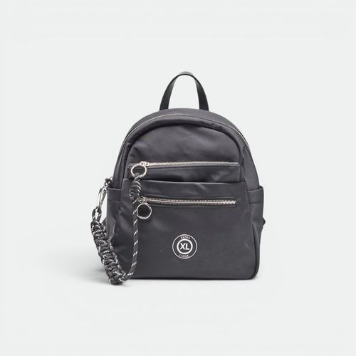 Mochila Fieg Con Sobre Mujer XL - NEGRO