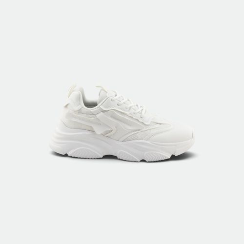 Zapatilla urbana chunky mujer CHOCOLATE - WHITE
