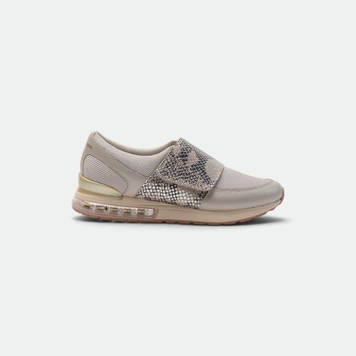 Zapatilla Ciprit Hush Puppies - GRIS BEIGE REPTIL