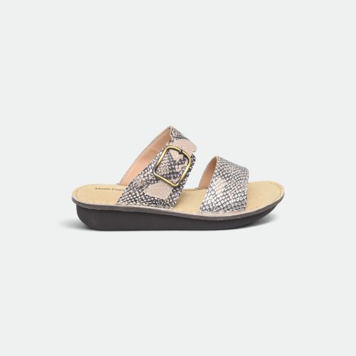 Zueco urbano con hebilla mujer Suri HUSH PUPPIES - REPTIL