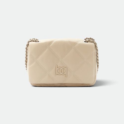 Cartera Matelasse Tira Cadena Mujer BLAQUE - BEIGE