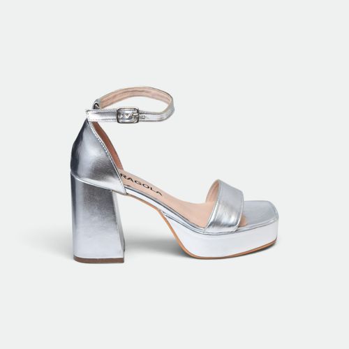 Sandalia Bruna Mujer FRAGOLA - PLATA