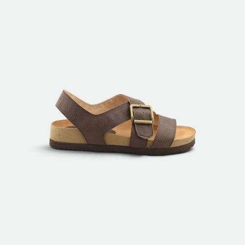 Sandalias Faja Con Hebilla Mujer TOKYO - CHOCOLATE