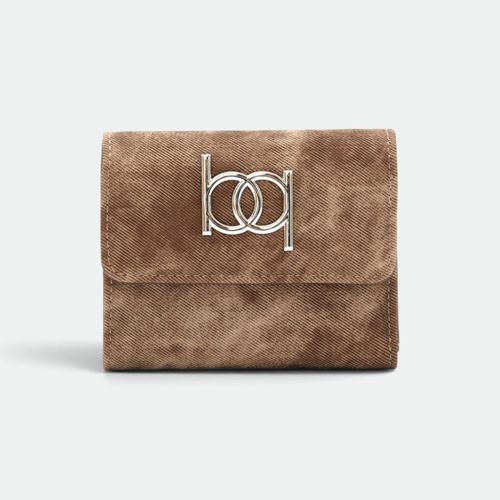 Billetera Solapa Jean Mujer BLAQUE - CHOCOLATE