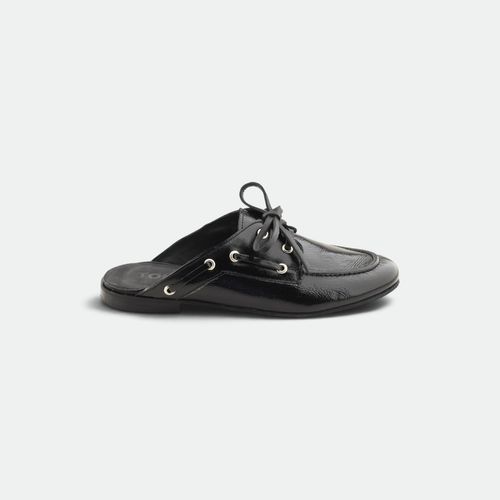 Zueco Mocasín Charol Mujer TOKYO ST. - NEGRO CHRL