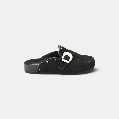Zueco Hebilla y Tachas Mujer TOKYO ST. - NEGRO