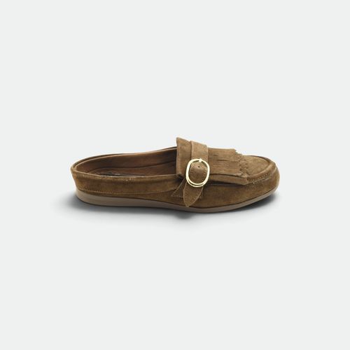 Zueco Mocasin Gretel Mujer TOKYO ST. - CHOCOLATE GZA