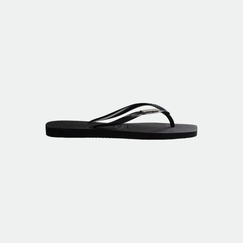 Slim Square Logo Metallic - NEGRO PLATA